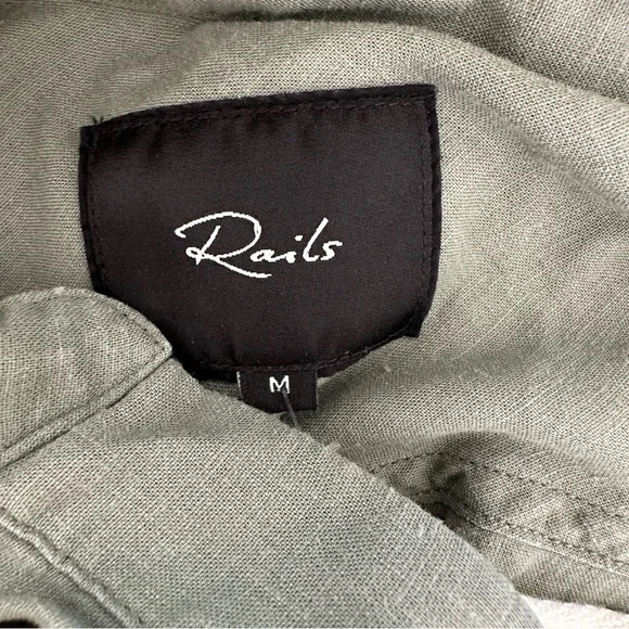 RAILS Rocky Lace Up Dress Sage - Picture 9 of 13